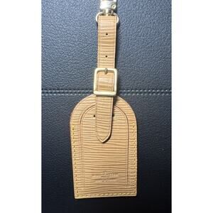 Louis Vuitton Tan Epi Name Tag Leather France UEC Large Beige